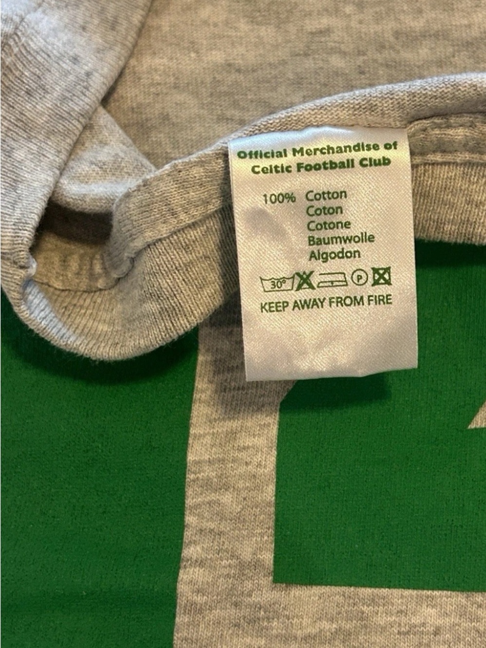 2013-14 Official Celtics Football Championship Front & Back Graphic Tee - Picture 5 of 5